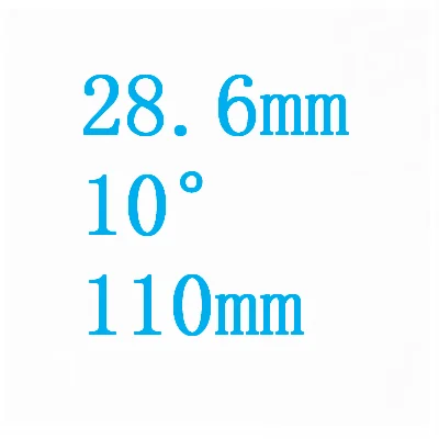 Shimano Pro Vibe дорожный велосипед из сплава 90/100/110 мм стволовых черный 1-1/8» 1-1/" 28,6 мм/31,8 мм прокладка для руля велосипеда - Цвет: 28.6 10 Degree 110mm