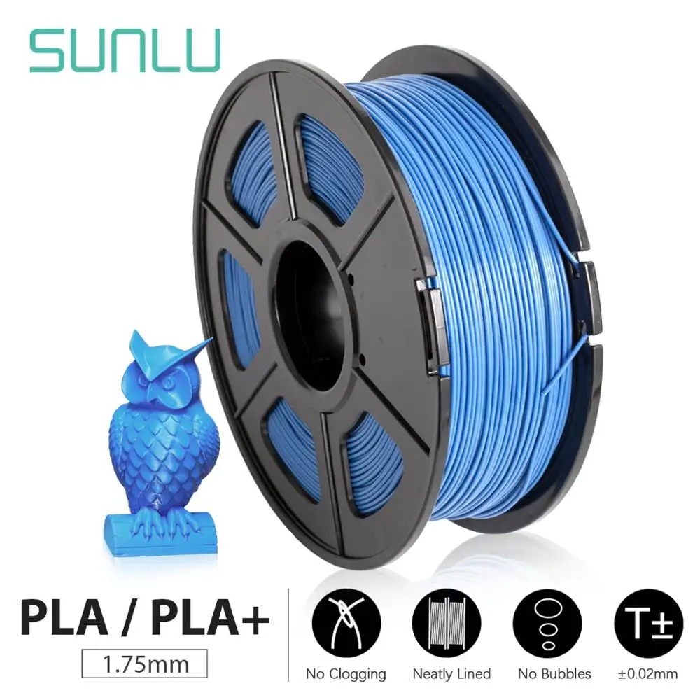 

SUNLU 1.75MM PLA/PLA PLUS 1KG 3D Printer Filament with full color for Best Birthday gift DIY printing fast delivery