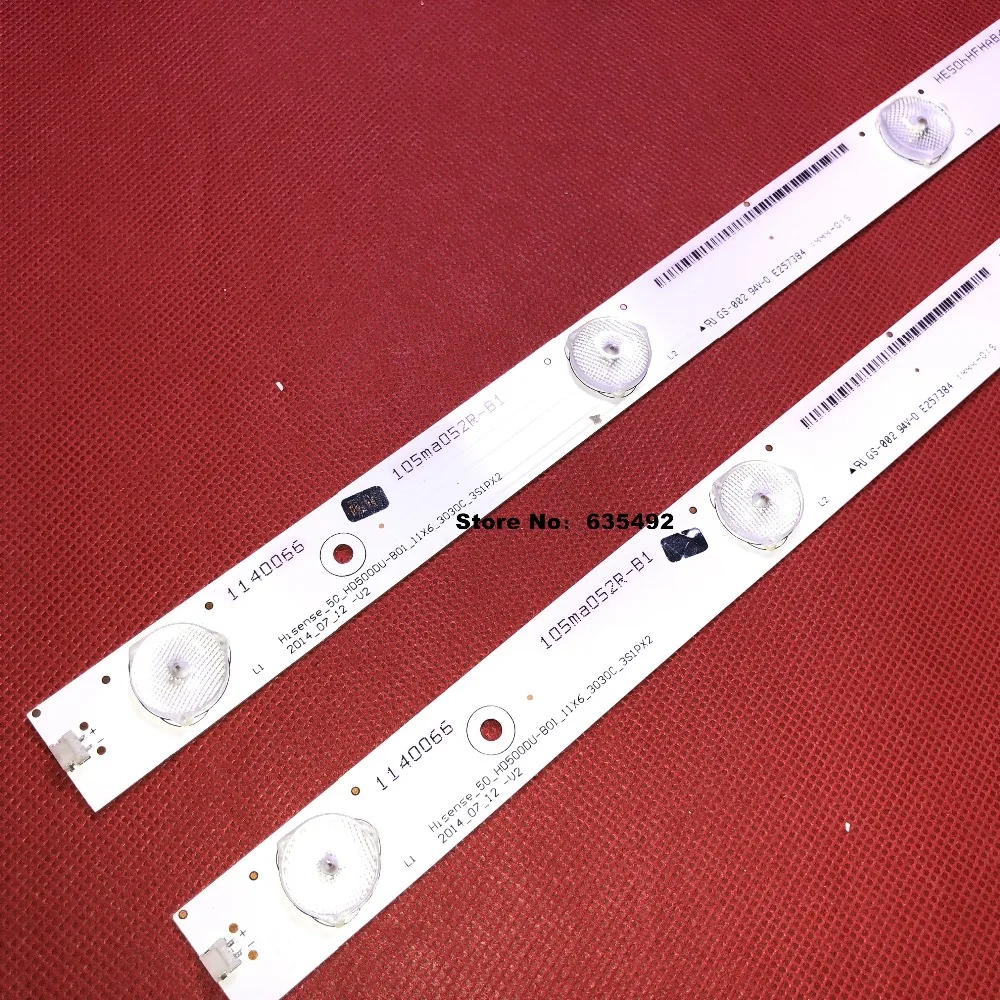 Новинка для Hisense LED50K320U, LED50EC590UN Модифицированная алюминиевая лампа для Hisense-50-HD500DU-B01-11X6-3030C-3S1PX2 лампа 6 В лампа 6