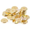 Solid Brass Metal Gold Flat Round Shape 4mm 6mm 8mm 10mm 12mm 14mm Loose Spacer Beads lot for Jewelry Making DIY Findings ► Photo 3/6