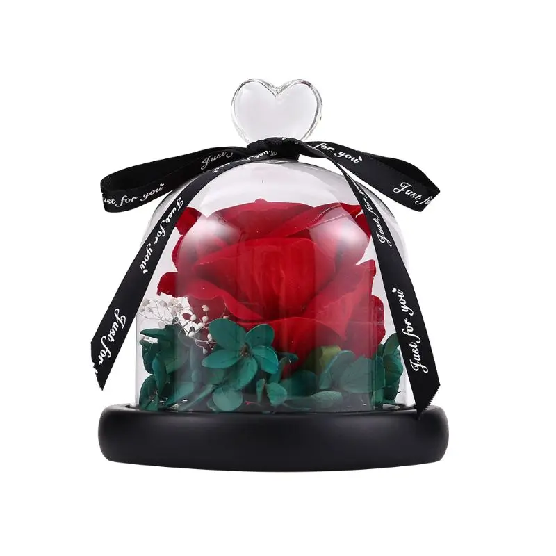 

Eternal Exclusive Rose In Glass Dome Romantic Decor Valentine's Day Mother Gift