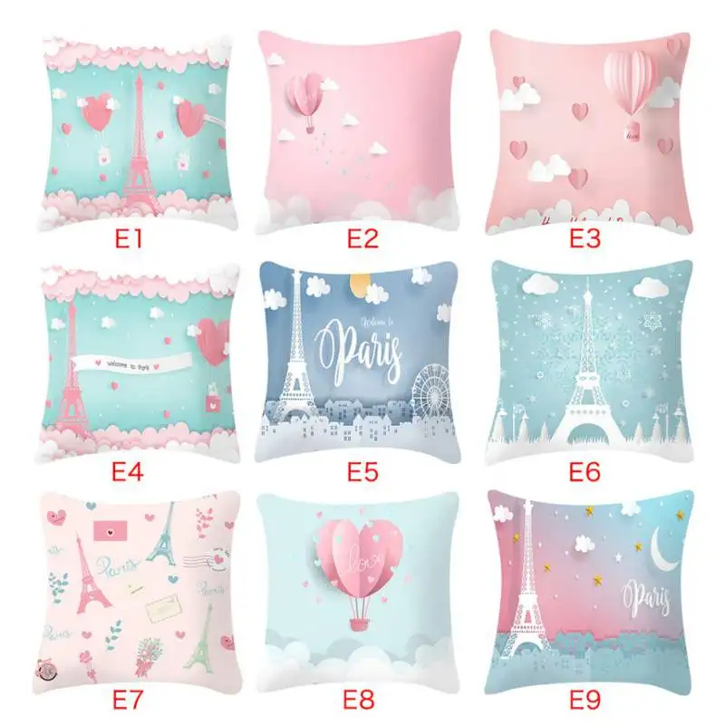 

Romantic Pillow Case Cover Pink Minimalist Throw Sofa Bed Cushion Cover Decorative Beautiful Pillow Cases1