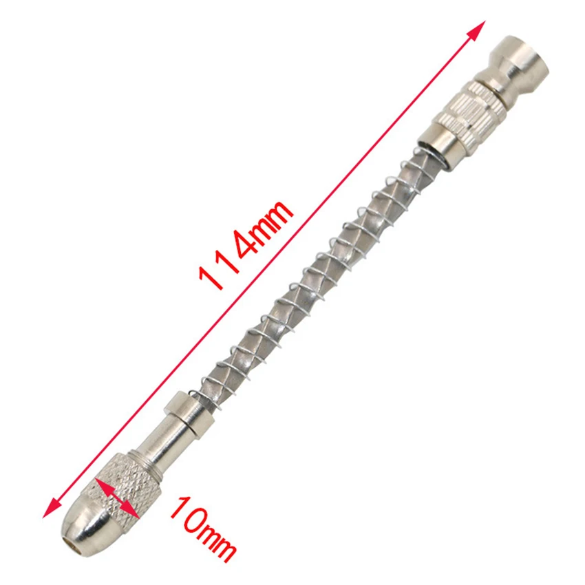 

Semi-Automatic Handdrill Hole Punching Tools Walnut/Amber/Model/Plastic Drilling 0.5-3.2mm Spiral Manual Drill Bits Accessories