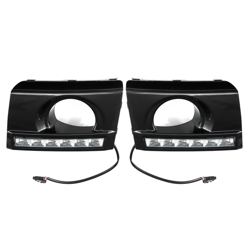 2 шт. светодиодный DRL дневные ходовые огни для hyundai Tucson 2009 2015 положительный белый