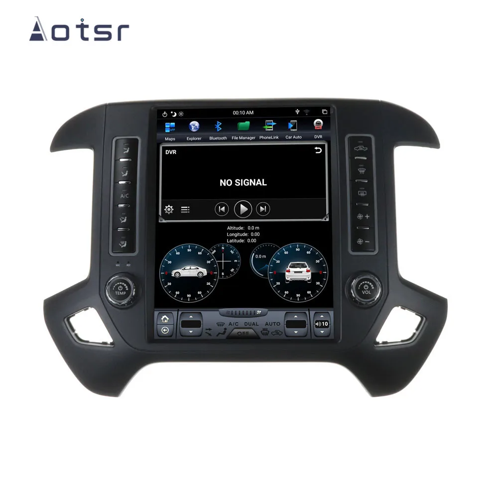 AOTSR 12,1 дюймов wifi DSP Android 8,1 Tesla стиль автомобиля gps навигация для GMC SIERRA- мультимедийный плеер Радио HD