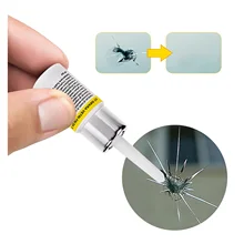 Outil de réparation de fissure de pare brise de voiture, Kit de réparation d'écran de téléphone de fenêtre de voiture, bricolage colle à polymérisation, verre automobile, restauration des fissures