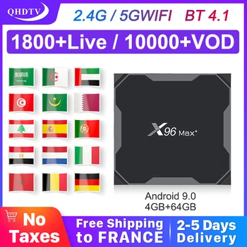 

X96MAX Plus IPTV Subscription Belgium Portugal Bluetooh v4.1 Smart tv IPTV Box Android 9.0 IPTV M3U Spain 8K Morocco Dutch IP TV