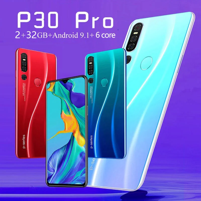 SOYES P30 Pro 6.3inch Mobile Phones Android Telephones 2GB RAM 32GB ROM Smartphone Waterproof 4800mAh Global Version Cell Phones