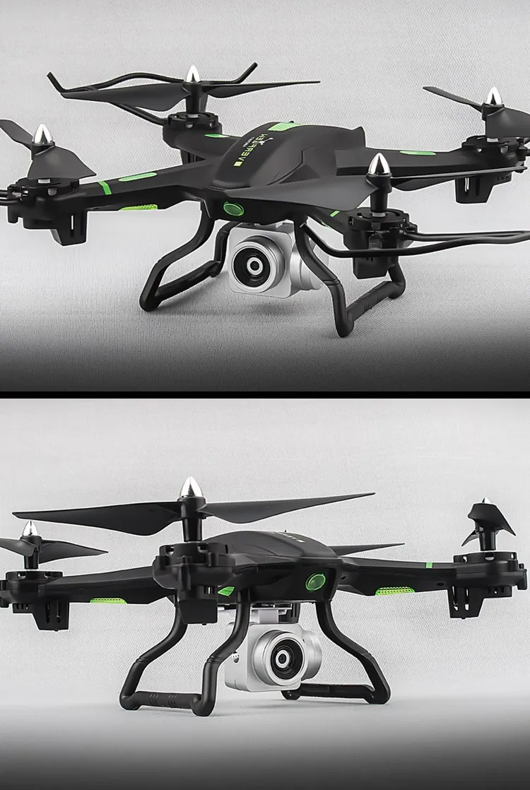 Радиоуправляемый Дрон FPV Wifi Радиоуправляемый квадрокоптер с дополнительной камерой RTF 2,4 ГГц Безголовый режим видео в реальном времени ASSOT
