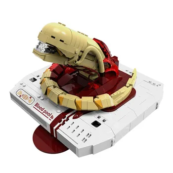 

Xb04002 830pcs Genuine Movie Series The New Alien Blood Pool Robot Set Building Blocks Moc Bricks Boys Toys Christmas Gift
