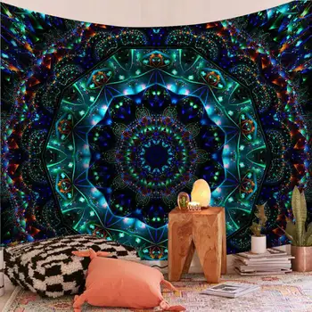 

Mandala Tapestry Wall Hanging Sandy Beach Throw Rug Blanket Camping Tent Travel Mattress Bohemian Sleeping Pad