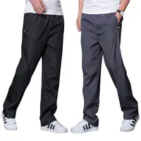 Men's Quick Drying Pants Elastic Waist Summer Men Breathable Pants polyester sport Pants Mens Straight sweatpants 1
