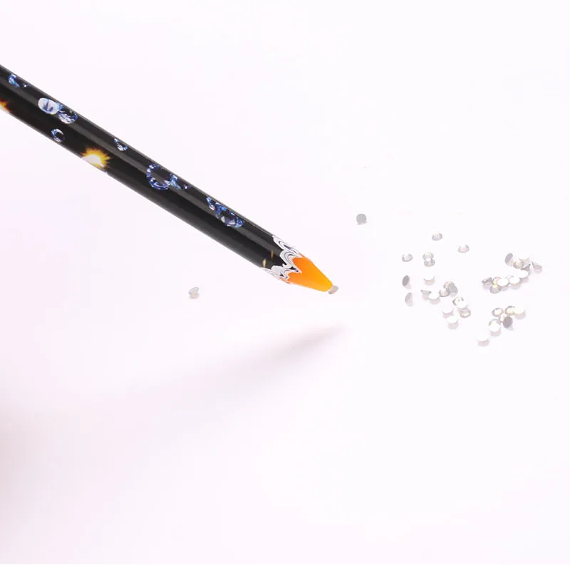 Professional Nail Art Dotting Pen Crayons Manicure Rhinestone Picker Nails Art Pen Tool Supplies and Manicure Decoration Tools
