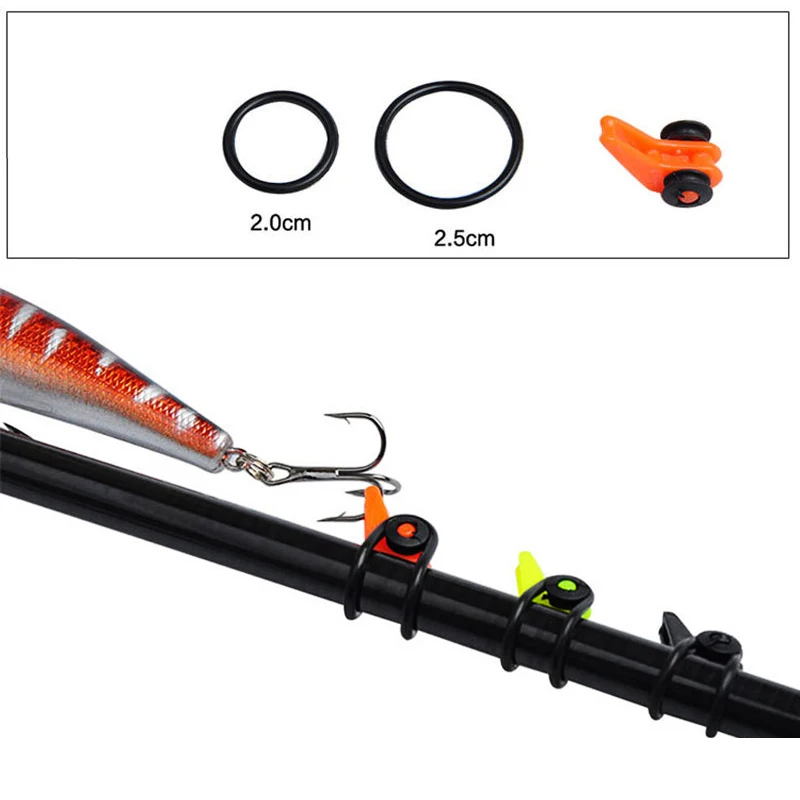 10pcs Fishing Accessories Fish Hook Secure Keepers Holders Lures Jig Hooks Safe Keeping For Fishing Rod Tackle fishing accessories fishing hook keeper