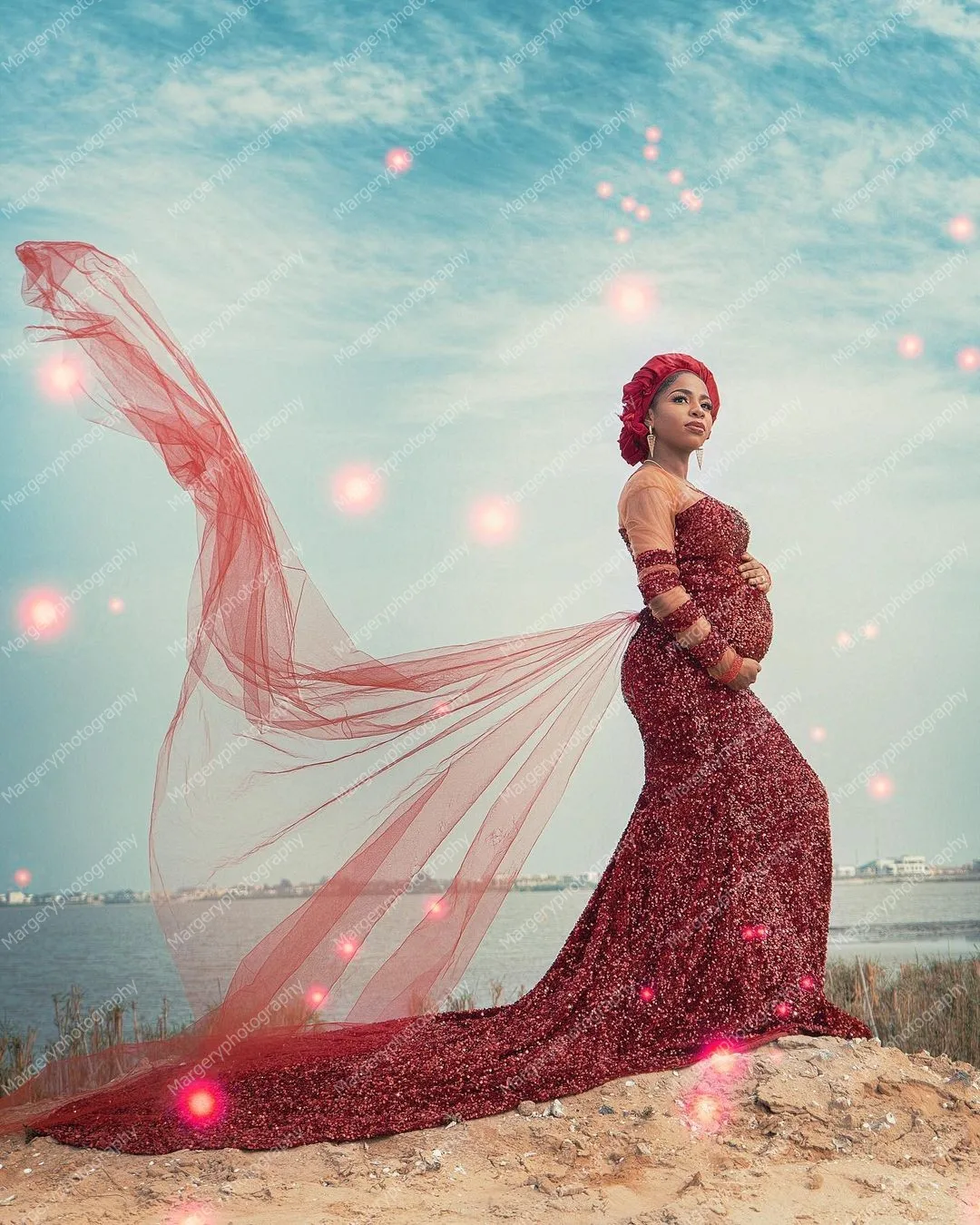 carmen marc valvo navy dress