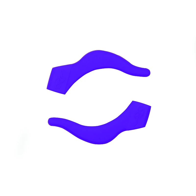 Purple COLOUR-MAX оптический высококачественный удобный силиконовый Противоскользящий держатель для очков, ушных крючков, дужек для очков - Цвет: Purple