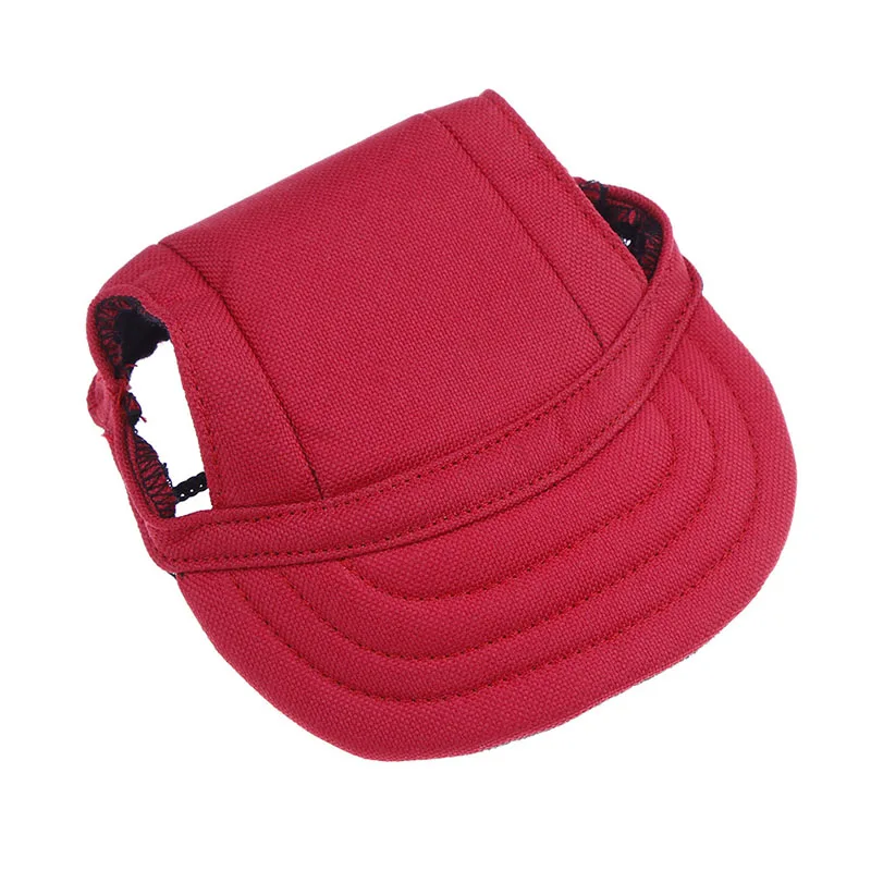 1 шт. Домашний питомец собака Кепка маленькая ПЭТ летняя парусиновая шапка собака бейсбольный козырек шляпа щенка шляпа от солнца Кепка