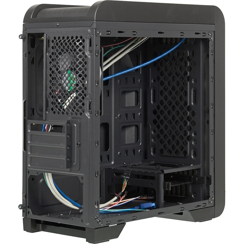 Корпус mATX AEROCOOL Qs-240, черный