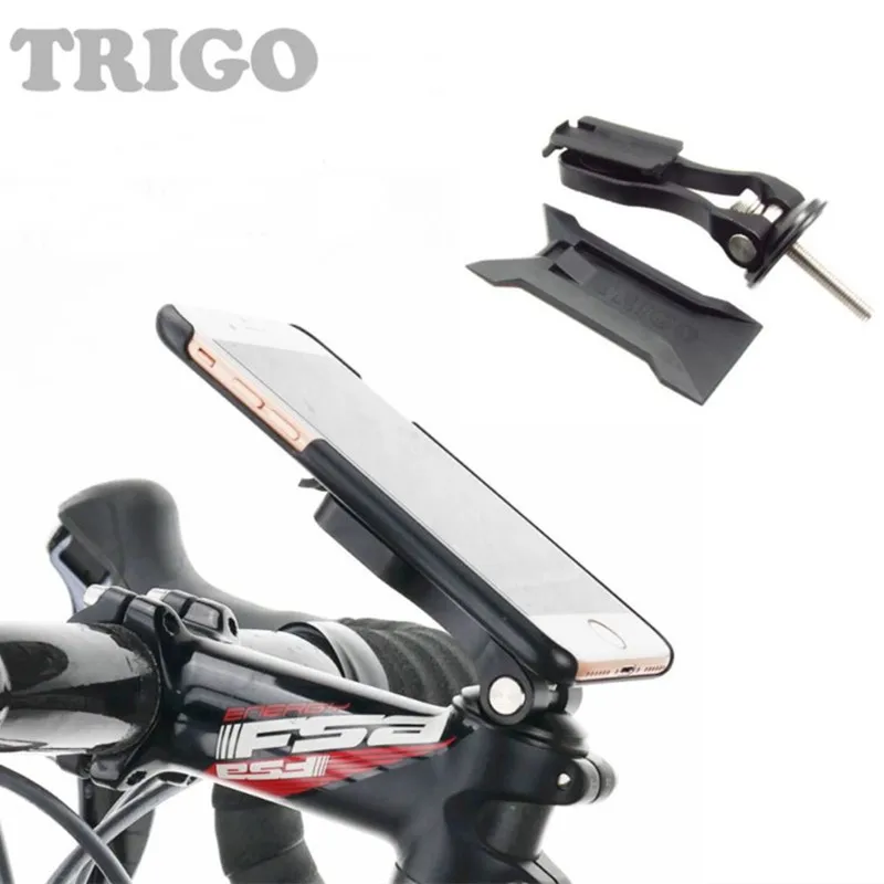 TRIGO Universal Adjustable MTB Motorcycle Mobile Phone Holder / Garmin holder Bicycle Bike Head Stem Mount Stand Bracket