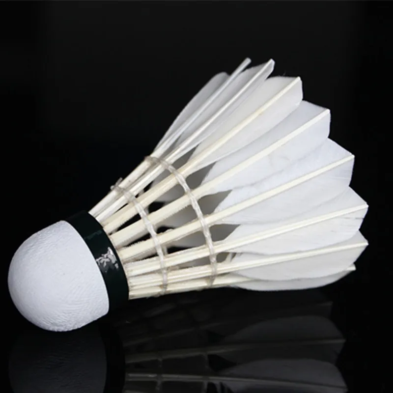 Wholesale Baton badminton shuttlecock best grade goose feather shuttlecock for tournament