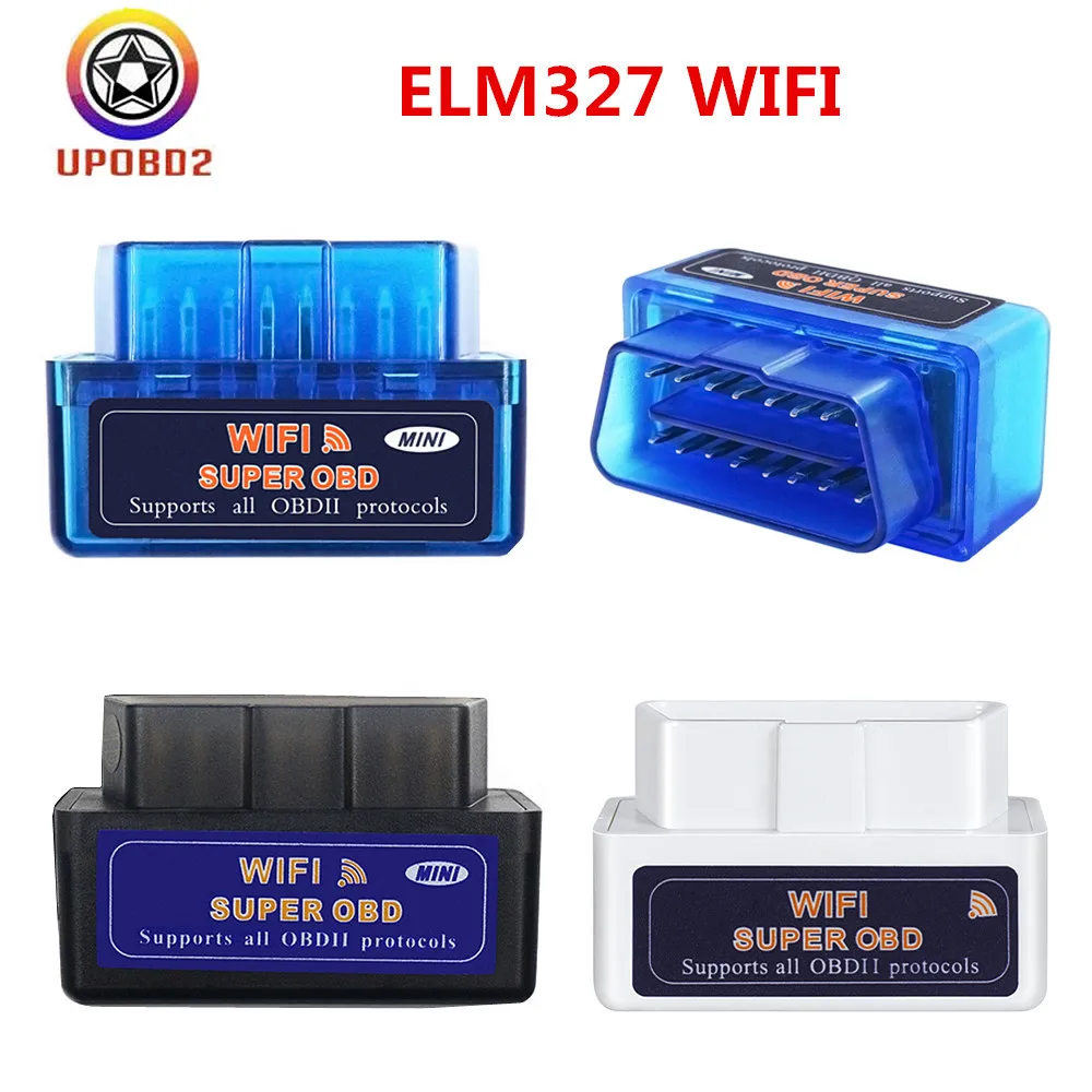 

ELM327 WiFi V1.5 OBD2 Scanner ELM 327 Bluetooth obd2 OBDII Auto Car Diagnostic Tool ELM327 1.5 WiFi Code Reader For iOS Android