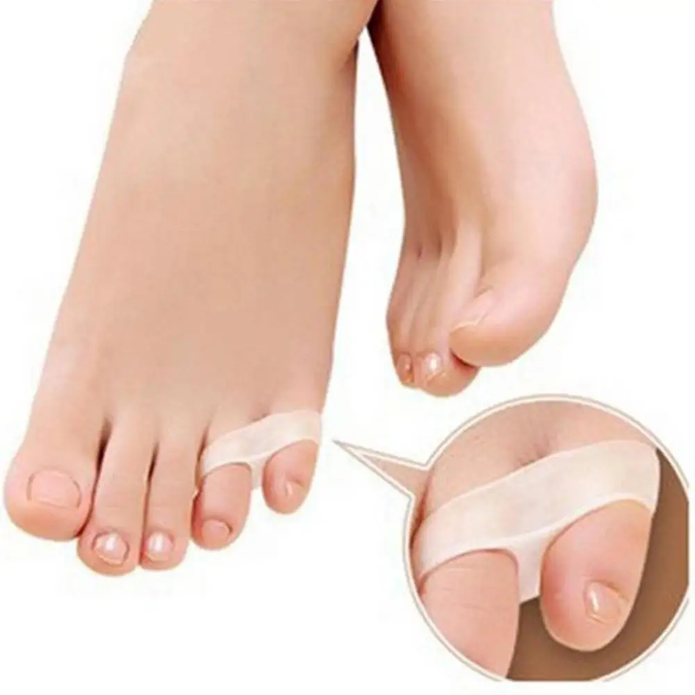 2pcs Toe Separator Soft Gel Bunion Spreader Corrector Relief Foot Care Tool Hot New