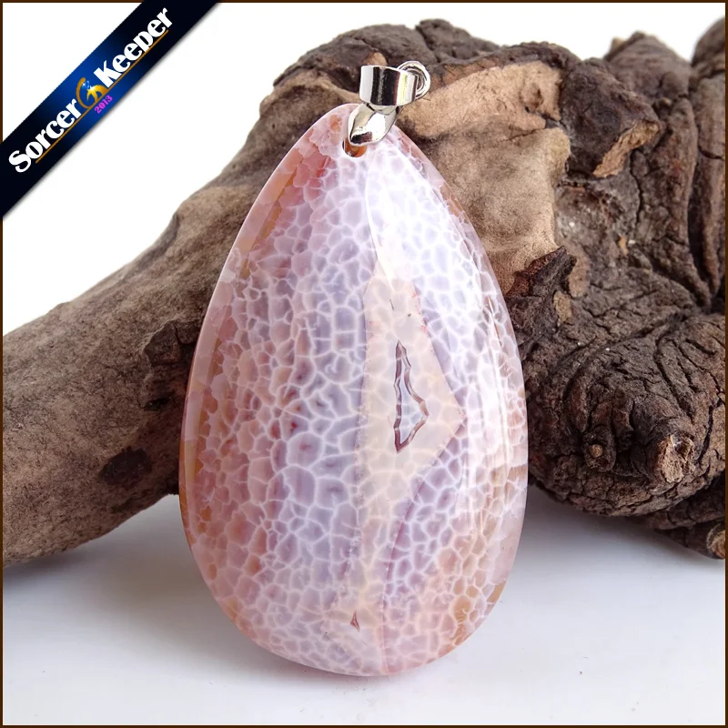 

Real Female Natural Femme Choker Necklaces Pendants Hand Made Pink Botswana Onyx Agates Stone Beads For Jewelry Making ZS598
