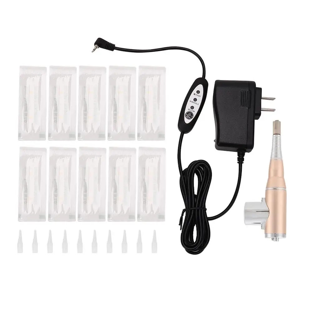 

2 Color New 35000R/min Tobacco Pipe Shaped Motor Tattoo Machine Permanent Makeup Miroblading Eyebrow Eyeliner Lip Tattoo Pen Kit