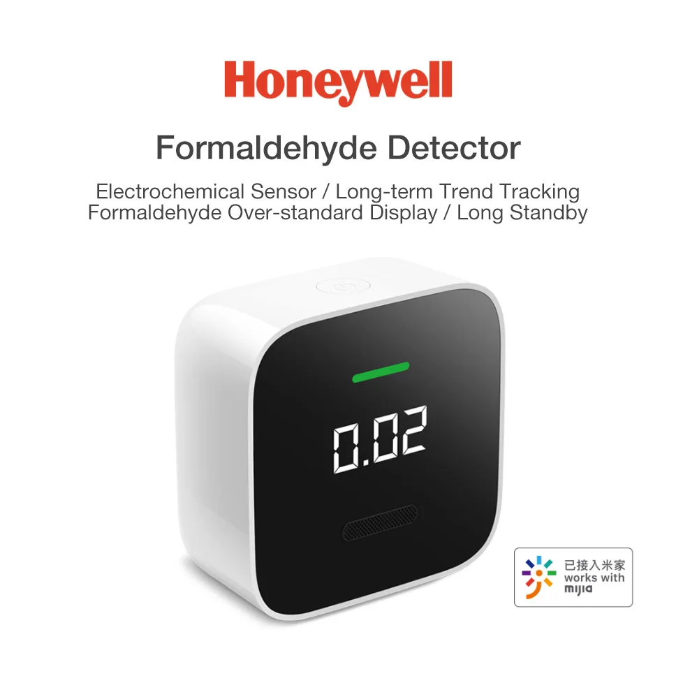 Xiao mi jia Honeywell умный монитор формальдегида HCHO OLED Bluetooth PPB электродетектор mi cal датчик работает с mi home App
