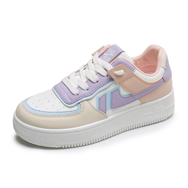 Kawaii Pastel Aesthetic Platform Trainers - Kawaii Fashion Shop