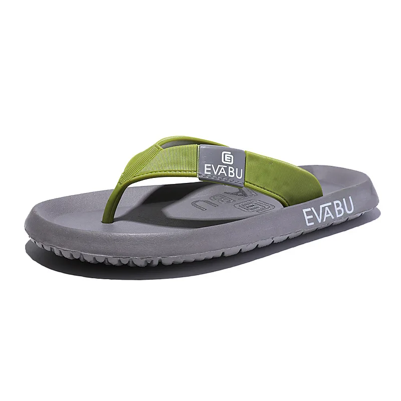 

2019 New Style Summer MEN'S Flip Flops Korean-style Fashion Slippers Split Toe Flip-flop Large Size Shoes