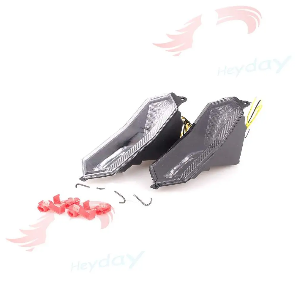 Cветодиодные задние фары мотоцикла встроенные Сигналы поворота для YAMAHA YZF-R1 YZFR1 R1M R1S