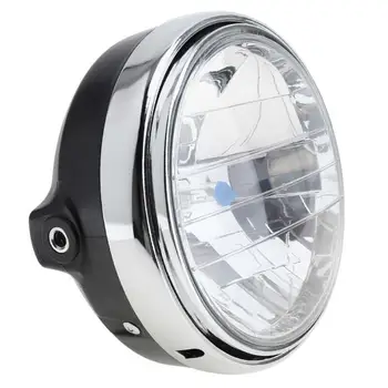 

35W 12V Motorcycle Headlight Round LED Headlamp Universal Clear Lens Beam Replacements Motorcycles Headlights Bulbs