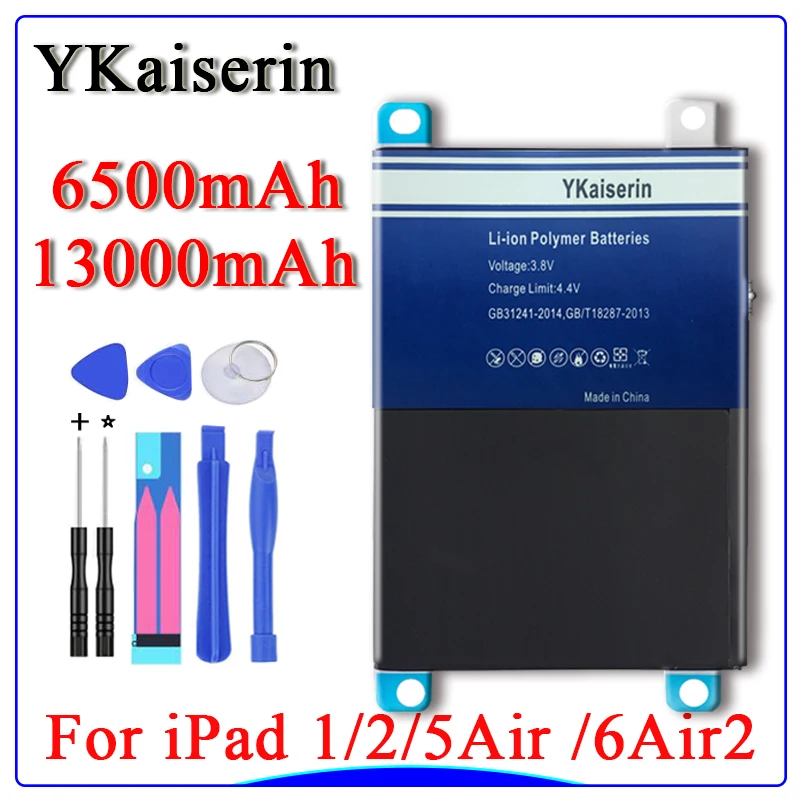 Для iPad i pad Air / 2 Аккумулятор для 1/2/5/6 A1566 A1567 A1484 A1474 1475 A1397 A1395 A1396 A1315 A1337