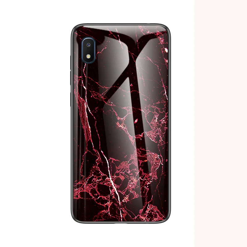 XHDLS Для Meizu M5 M6 M8 M9 Note мраморный узор градиентный закаленное стекло задняя крышка для Meizu M6T M5S M5 Мягкий ТПУ Край Оболочка Чехол - Цвет: XHDLS