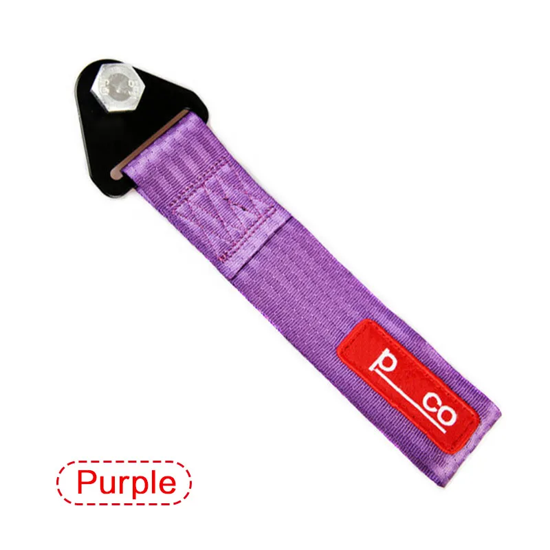 purple Автомобильный Универсальный и стильный переоборудование буксировочных прутьев декоративный Модный 2 дюйма буксировочных прутьев - Цвет: purple