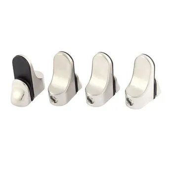 

4 Pcs Stainless Steel 3-20mm Thickness Glass Shelf Tensioner Clip Mount Holder