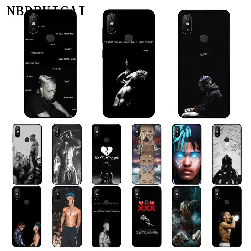 NBDRUICAI XXXTENTACION Высокое качество силиконовый чехол для телефона Xiaomi 8 9 se 5X Redmi 6pro 6A 4X7 5