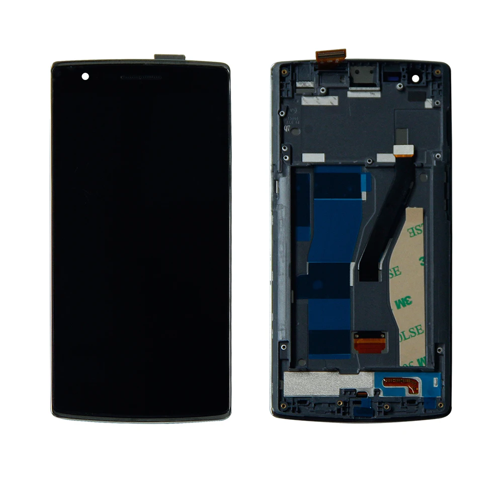 

Free Shipping For Oneplus 1 One 1+ A0001 Touch Screen Digitizer+ Lcd Display Assembly With Frame Replacement