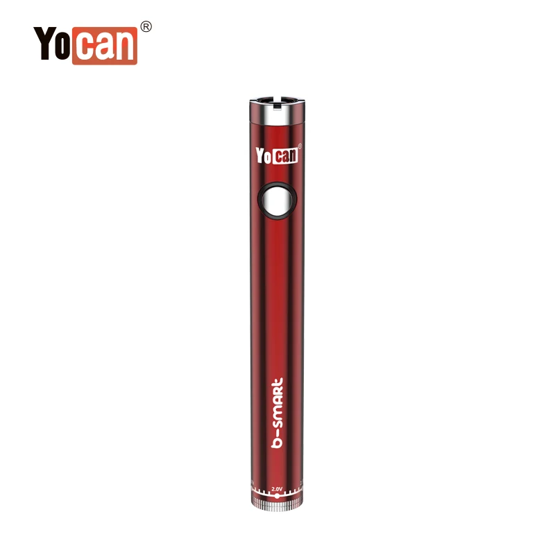 Современная электронная сигарета, YOCAN B smart электронная сигарета моды 320 мА/ч, подогреть Батарея Регулируемый Напряжение 510 вапорайзер с резьбой Батарея - Цвет: Red