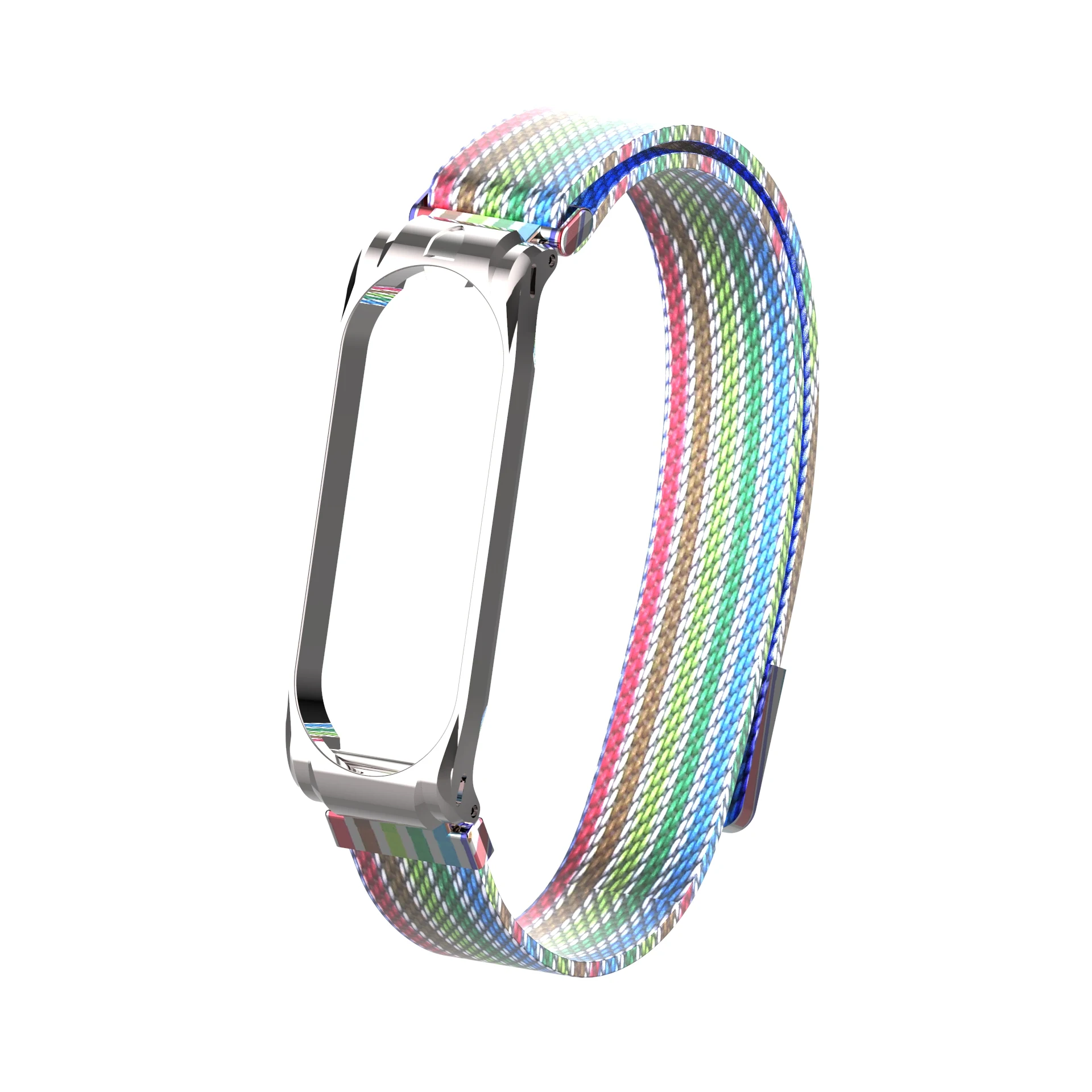 Запястье для Xiaomi mi Band 4 3 металлический ремешок фитнес-Браслет Смарт-часы спортивные mi lanese Pulseira Correa пояс для mi band 4 3