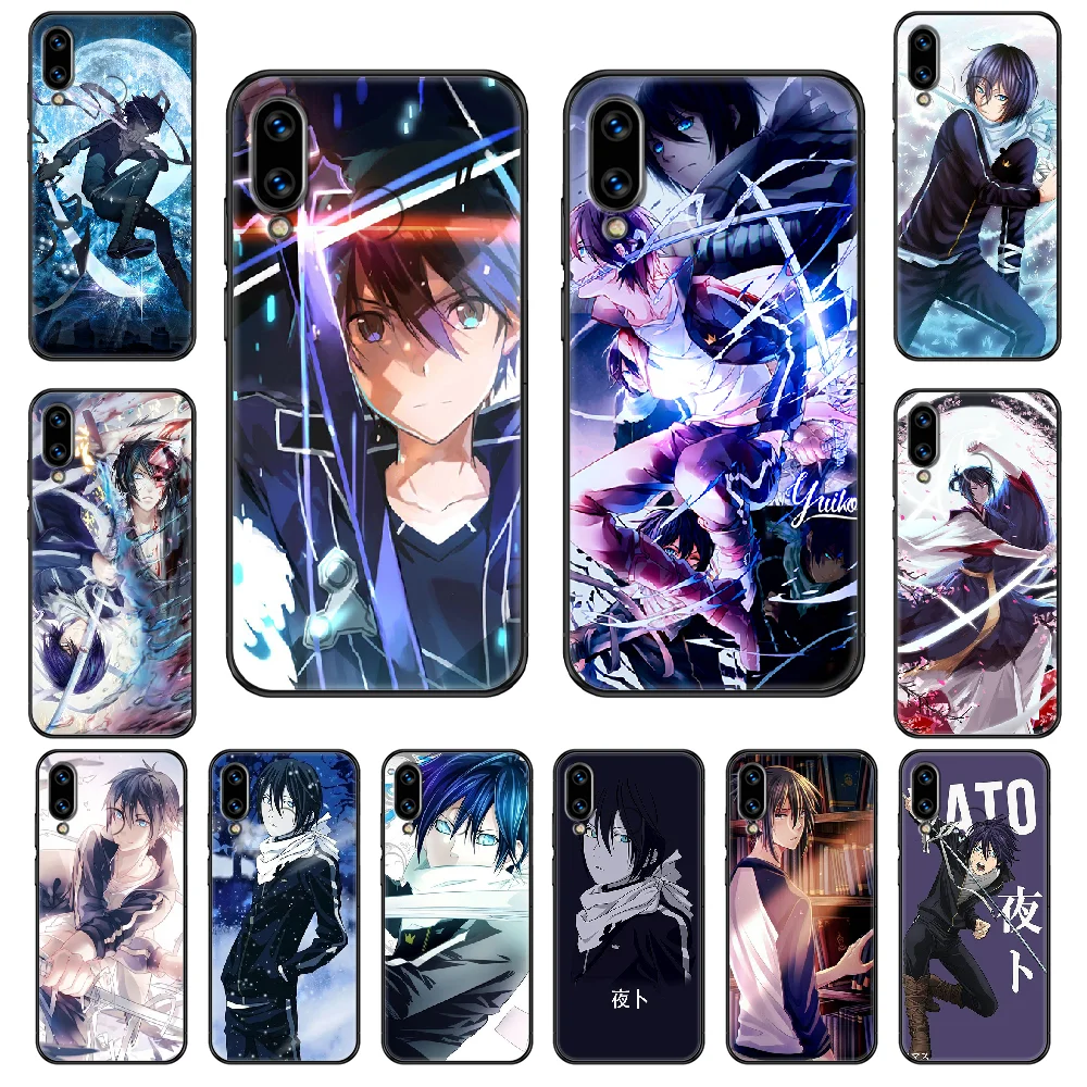 Аниме Yato Noragami чехол для телефона Huawei Honor Mate 5 7 8 9 10 20 i A X Lite Pro черный 3D