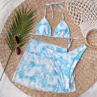 Sexy Three Pieces Bikini Set Swimwear WoSwimsuit Brazilian Bathing Suits Summer Beach Wear Swimming Suit