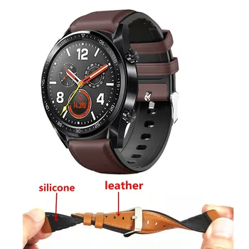 

22mm Silicone Leather Band Strap For Xiaomi Huami Amazfit GTR2 GTR 2 Smart Watch Replacement Band Sport Breathable Bracelet Belt