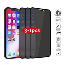 1-3 pces melhor privacidade de vidro temperado anti-spy filme para iphone6 s 7 8 plus x xs xr iphone 12 11 pro max 12mini protetor de tela