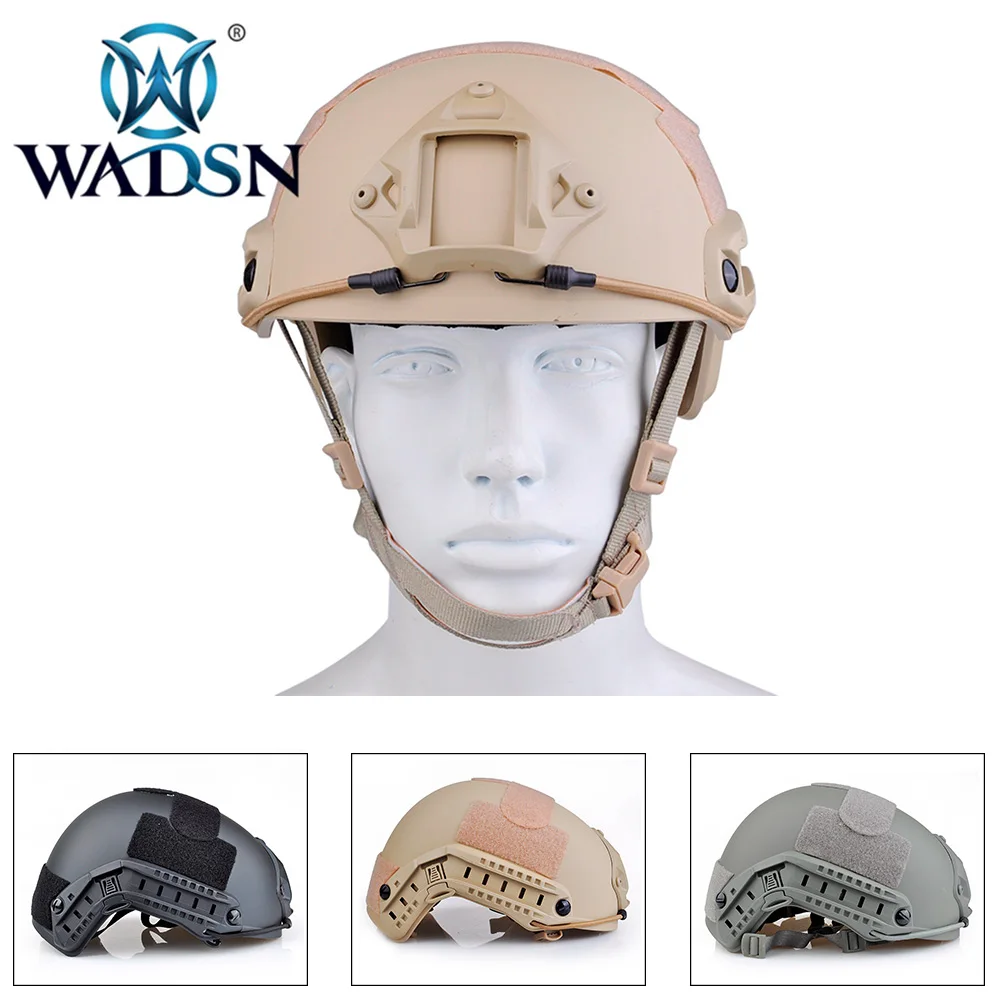 

WADSN Tactical FAST Helmet-Standard Type Protective Paintball Wargame Helmet Sports Safety NH01001 Hunting Sportswear Accessory