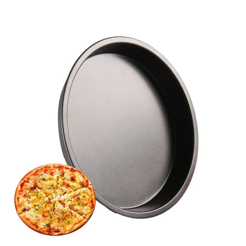 

6/8/10 Inch Carbon Steel Round Cake Pan Pizza Baking Tray Mold Pastry Bakeware Oven Pans Kitchen Baking Pastry Tools