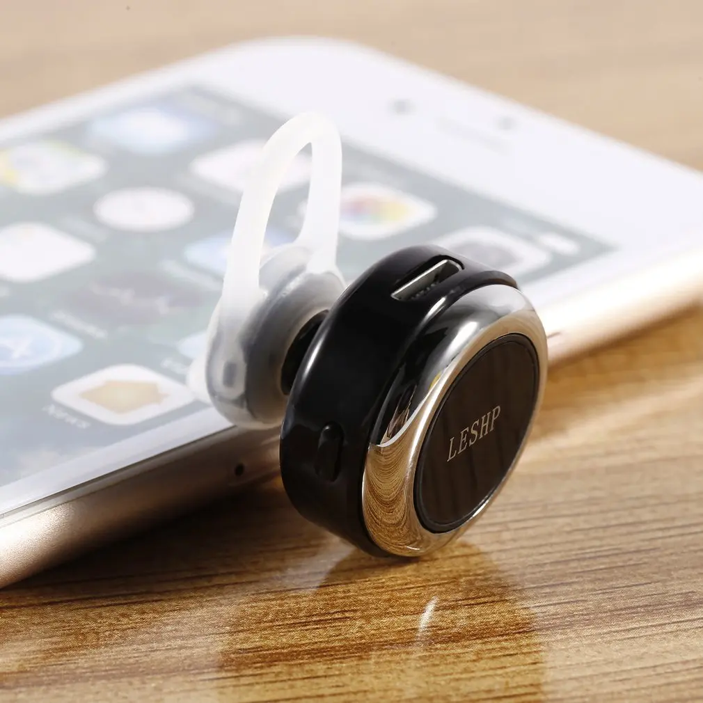 Мини беспроводные Bluetooth наушники в ухо Спорт с микрофоном гарнитура наушники для всех телефонов для samsung huawei Xiaomi Android
