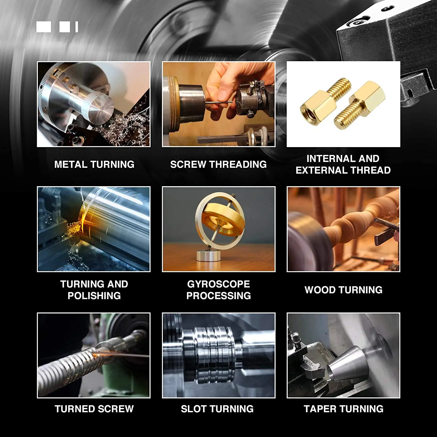 まっちゃょページ MX-750A Mini Lathe Metal 1100W Lathe Machine Drilling Machine Wood