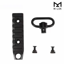 Тактическая Гарда M-LOK ссылка Пикатинни рельсовый профиль 7 слотов с Qucik Съемная стропа поворотный QD характеристики крепления